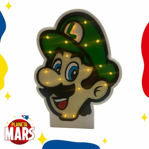 Velador LED Luigi Bros