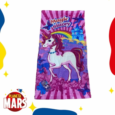 Toalla de mano Unicornio (mariposas)