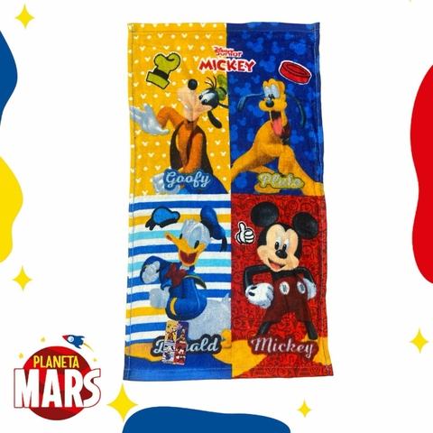 Toalla de mano Mickey (cuadros)