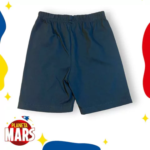 Short varón algodón liso negro - comprar online