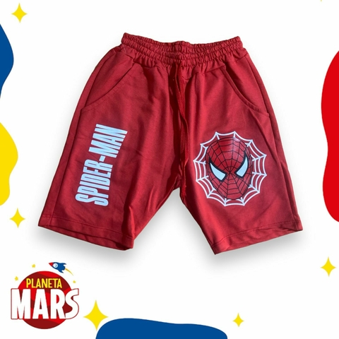 Short estampado Spiderman (cara)
