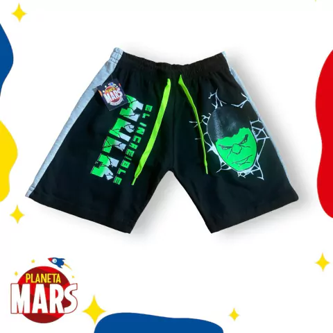 Short estampado Hulk