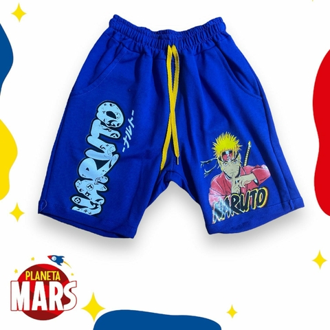 Short estampado Naruto (letras)