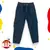 Pantalón cargo de gabardina Negro