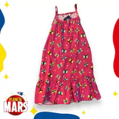 Vestido fibrana mariposa - comprar online