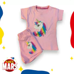 Conjunto bordado Unicornio - comprar online