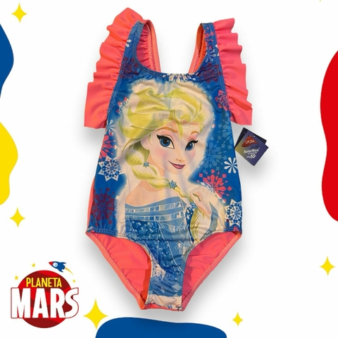 Malla entera Frozen Elsa (volados)