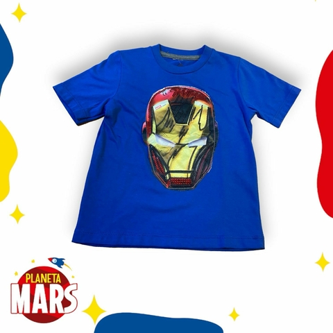 Remera con luces Iron man