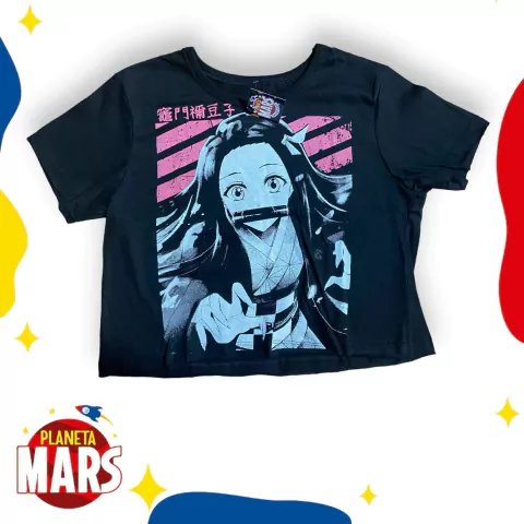 Pupera manga corta juvenil Nezuko