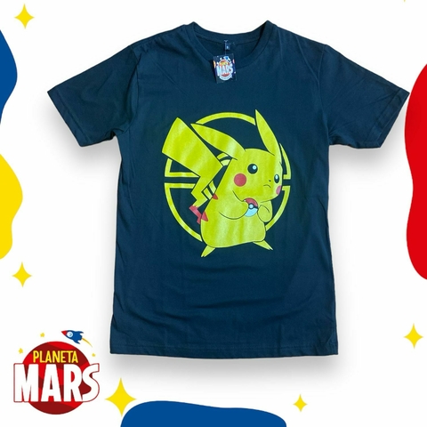 Remera adulto Pikachu Pokemon
