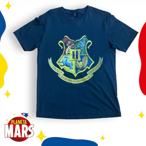Remera adulto Harry Potter Hogwarts (colores)
