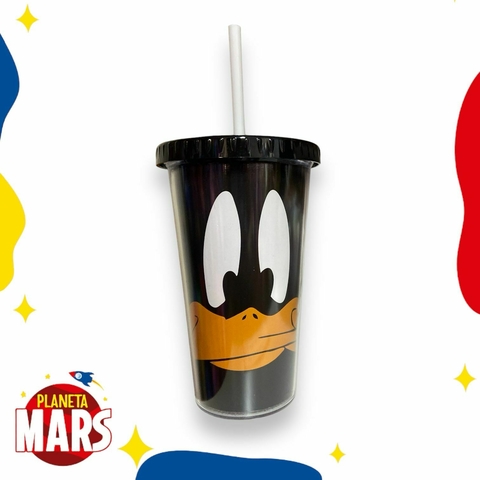Vaso con sorbete Pato Lucas