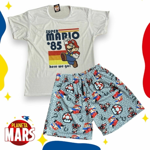 Pijama verano adulto Mario Bros