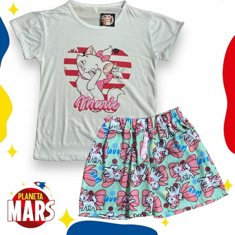Pijama sublimado niño verano Gatita Marie