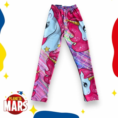 Calza sin friza Unicornio (perfil)