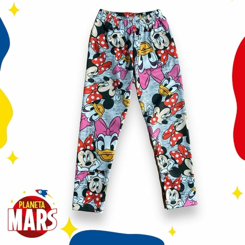 Calza sin friza Minnie y Daisy (caras)