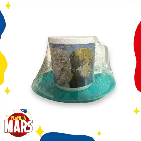 Taza con plato Frozen