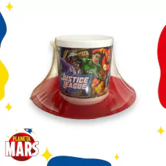 Taza con plato La liga de la Justicia - comprar online