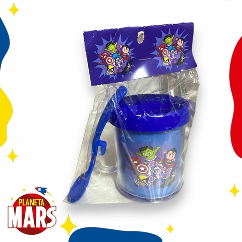 Taza con cuchara Avengers (chiquitos)