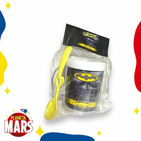Taza con cuchara Batman (traje)