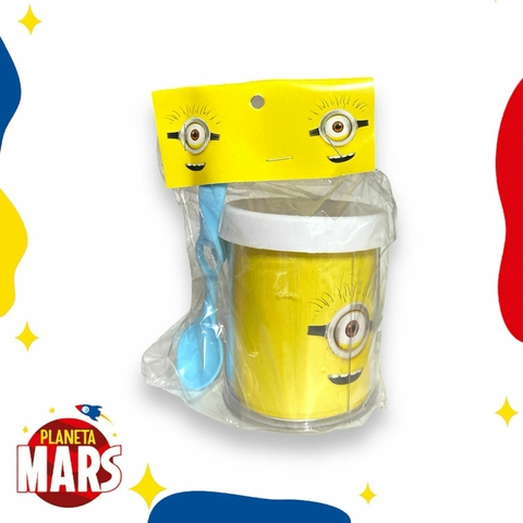 Taza con cuchara Minions