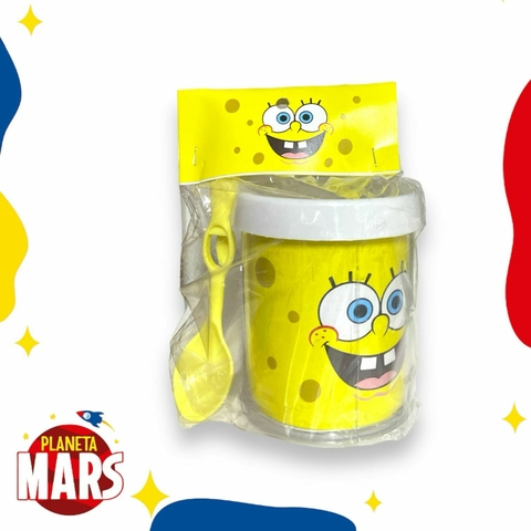 Taza con cuchara Bob Esponja