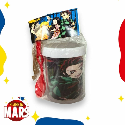 Taza con cuchara Demon Slayer Tanjiro
