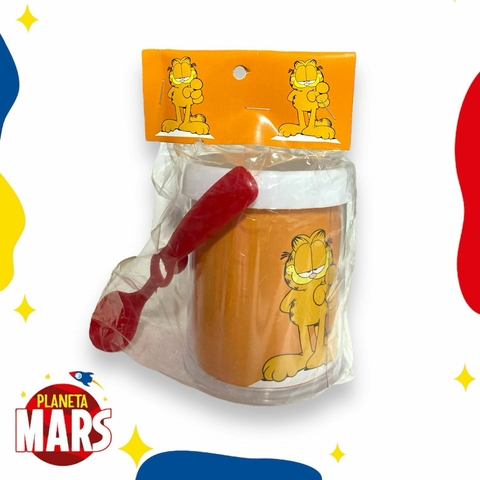 Taza con cuchara Garfield