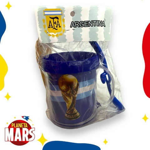Taza con cuchara Selección Argentina