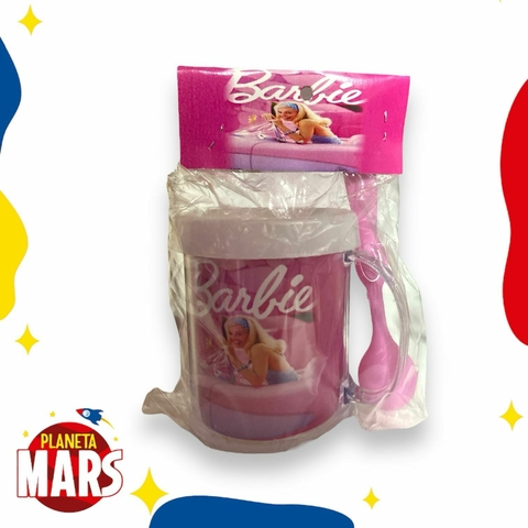 Taza con cuchara Barbie