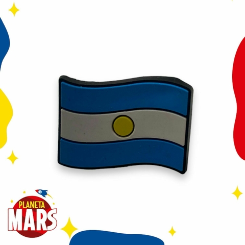 Pin para crocs Bandera Argentina