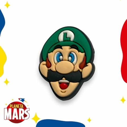 Pin para crocs Luigi Mario Bros
