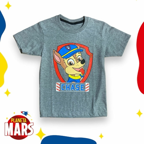 Remera premium Chase Paw Patrol (cara)