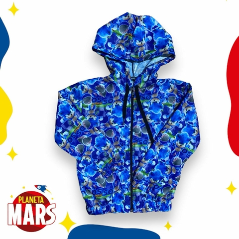 Campera de microfibra Sonic (azul)