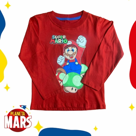 Camiseta premium Mario Bros (Honguitos)