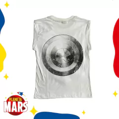 Camiseta premium Capitan América (doble estampa) - comprar online