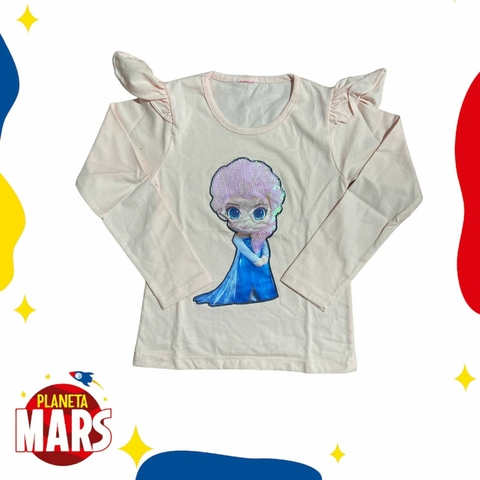 Camiseta con luz Elsa Frozen