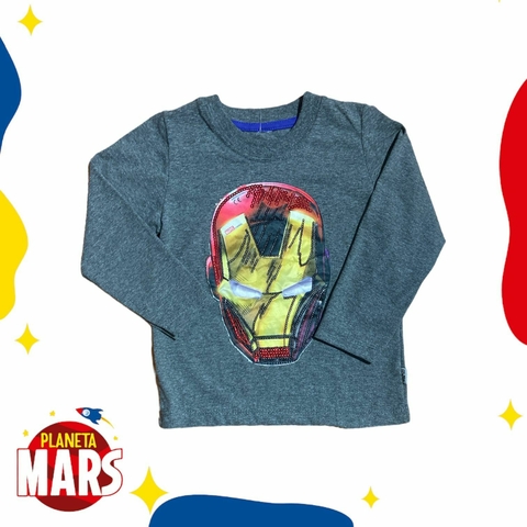 Camiseta con luz Iron man