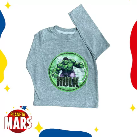 Camiseta con luz Hulk (letras)