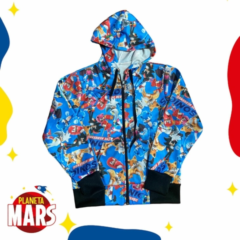 Campera de ketten Sonic (celeste)