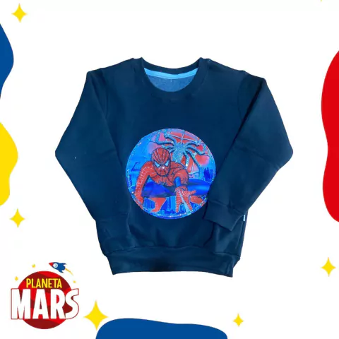 Buzo con luz Spiderman (araña fondo)