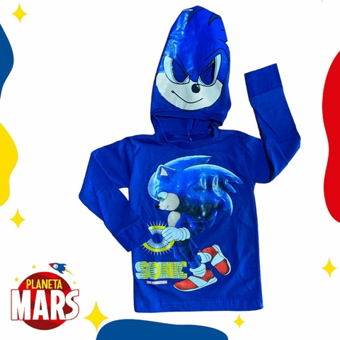 Camiseta con máscara Sonic