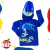 Camiseta con máscara Sonic
