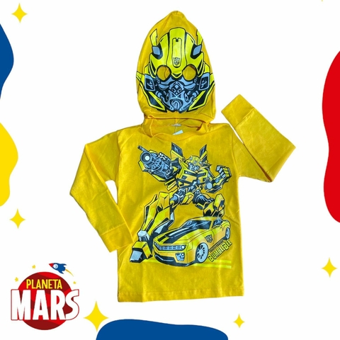Camiseta con máscara Transformers
