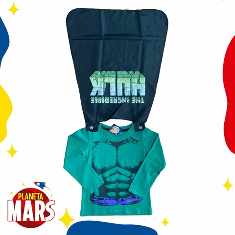 Camiseta con capa Hulk