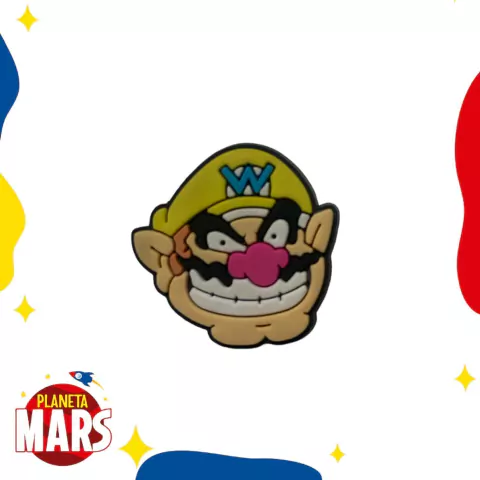 Pin para crocs Wario Mario Bros