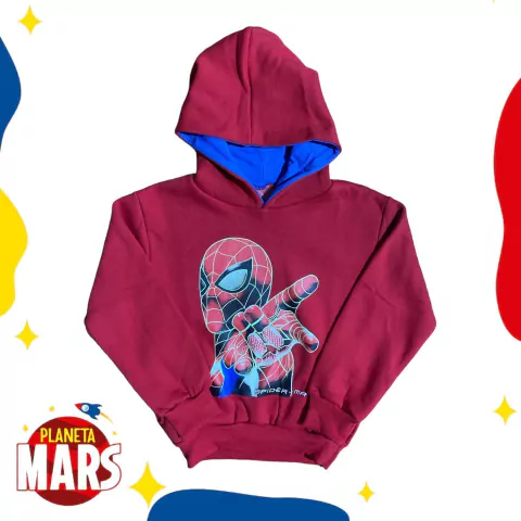 Buzo con capucha premium Spiderman (perfil)