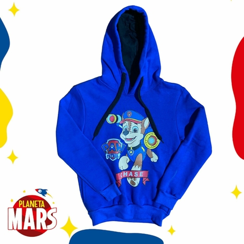 Buzo con capucha premium Chase Paw Patrol (corriendo)