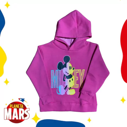 Buzo con capucha premium Mickey (colores)