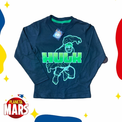 Camiseta premium Hulk (borde)